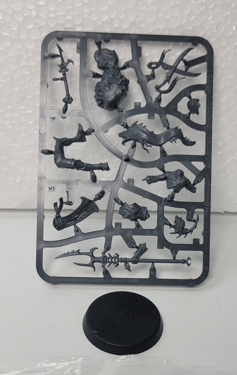 Akhelian Thrallmaster (Used Miniature Sprue and Base)