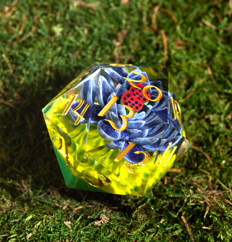 Sirius Dice: MTG Black Lotus 54mm Spindown D20