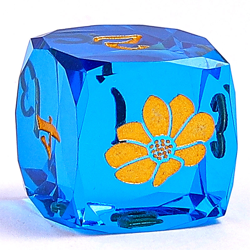 Captured Magic Luster Cut Resin Dice Set - The Bouquet