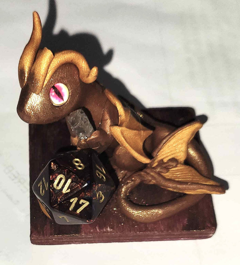 Dice Guardian - D20 - Brown