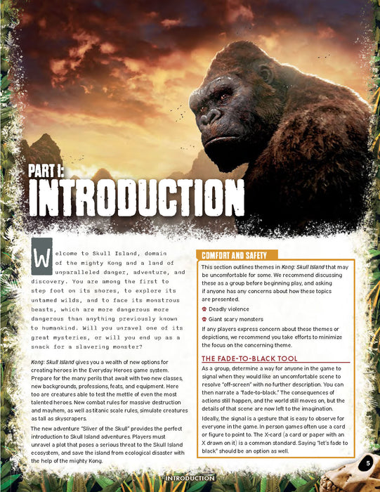 Everyday Heroes RPG:  Kong Skull Island Cinematic Adventure