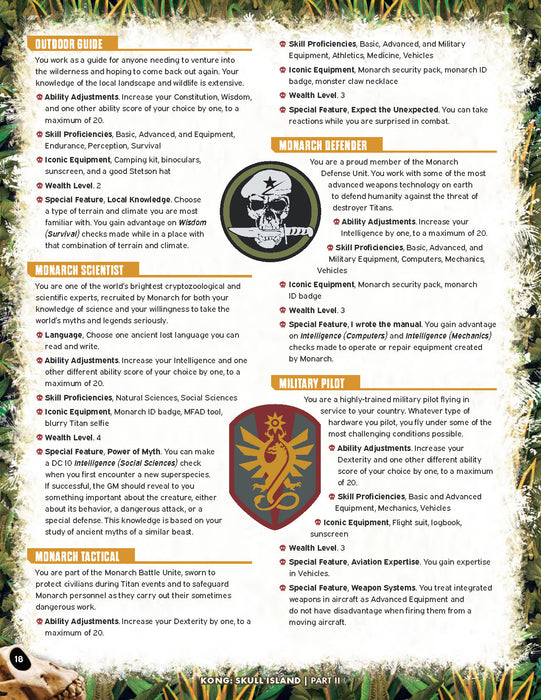 Everyday Heroes RPG:  Kong Skull Island Cinematic Adventure