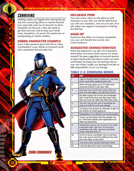 G.I. JOE: RPG Cobra Codex Sourcebook