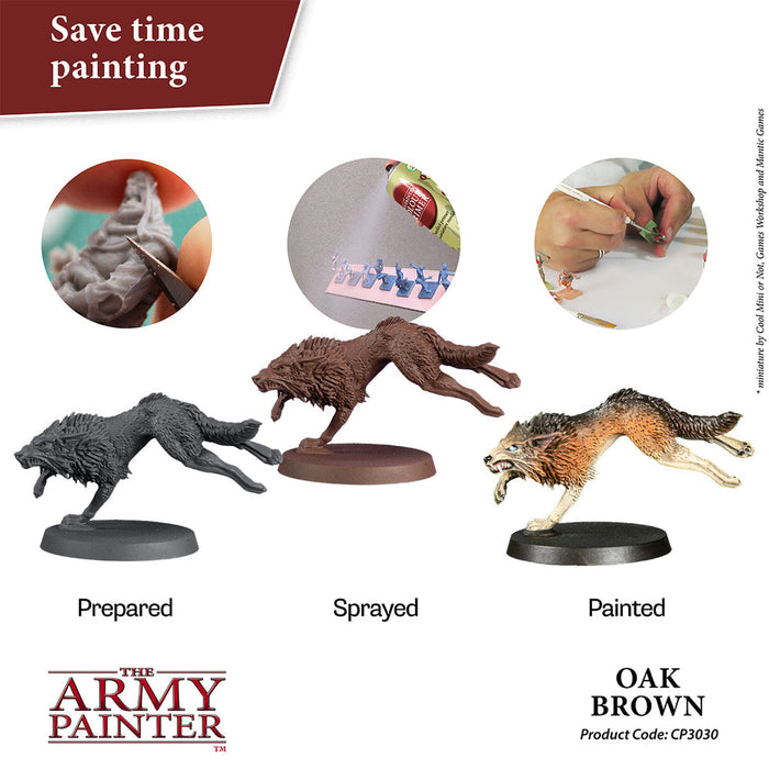 Army Painter: Oak Brown Spray Paint Primer