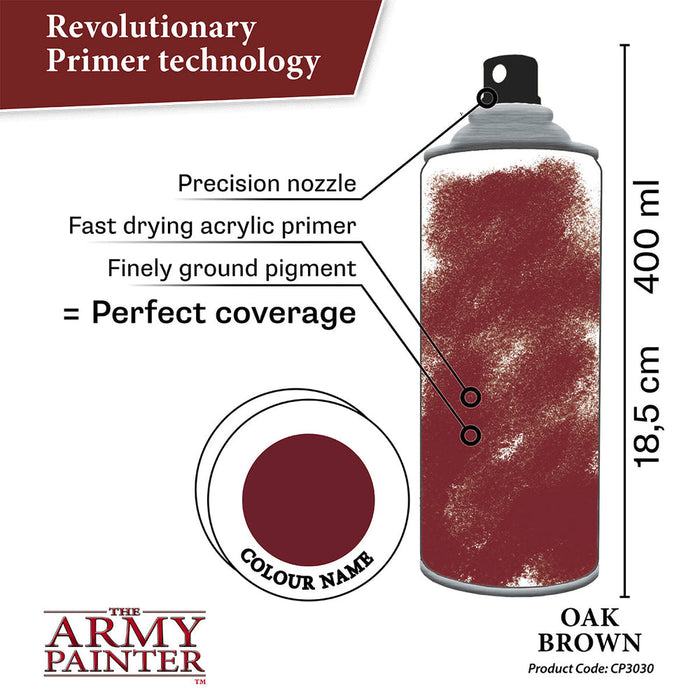 Army Painter: Oak Brown Spray Paint Primer
