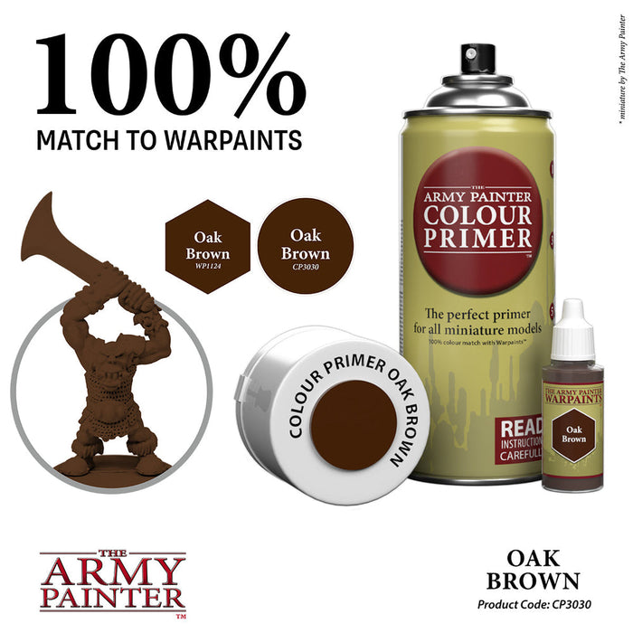 Army Painter: Oak Brown Spray Paint Primer
