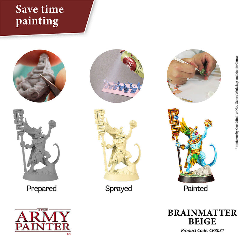 Army Painter: Brainmatter Beige Spray Paint Primer