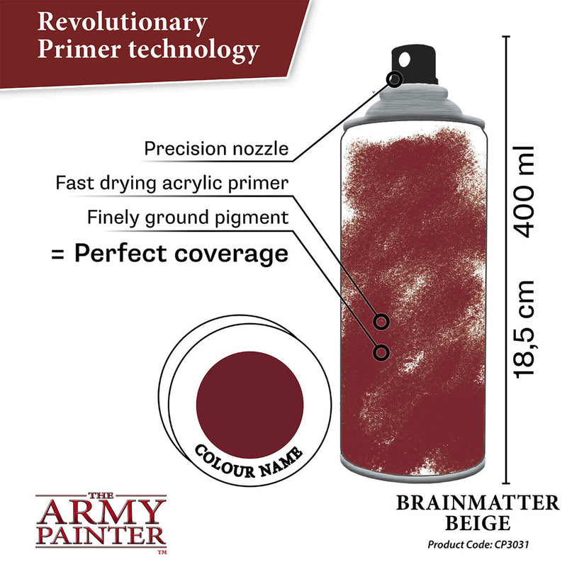 Army Painter: Brainmatter Beige Spray Paint Primer