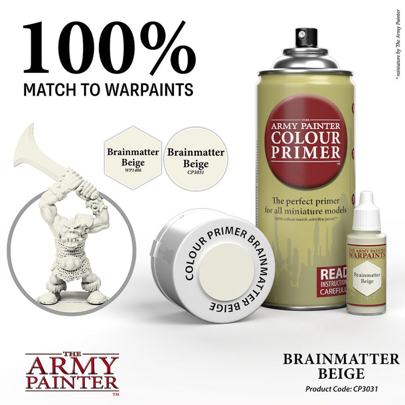 Army Painter: Brainmatter Beige Spray Paint Primer