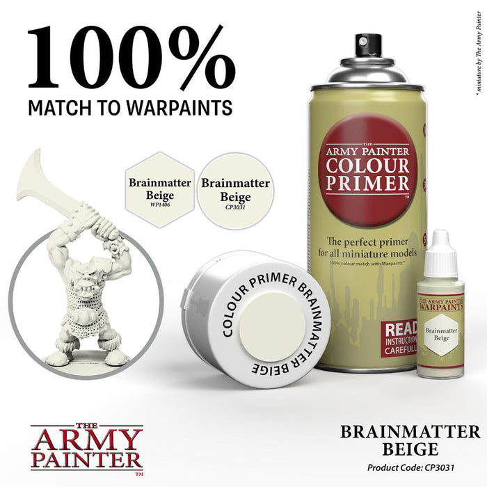 Army Painter: Brainmatter Beige Spray Paint Primer