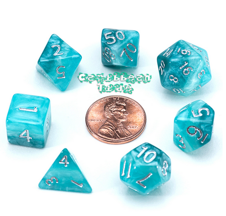 “Caribbean Tide” 12mm Mighty Tiny Dice