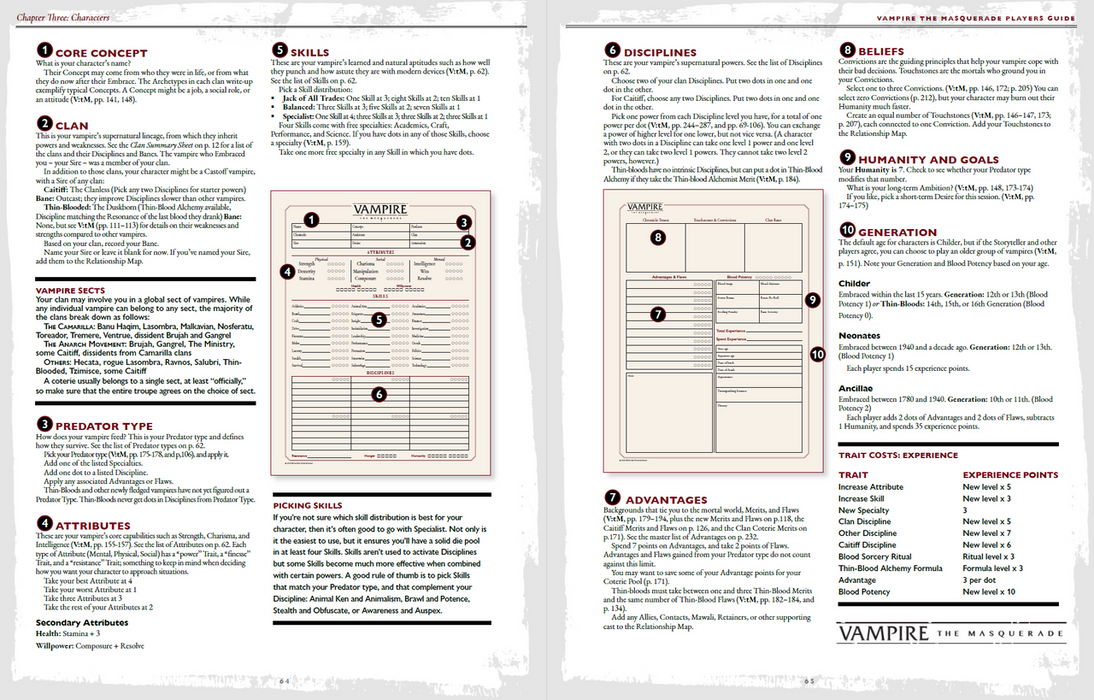 Vampire The Masquerade 5E Players Guide