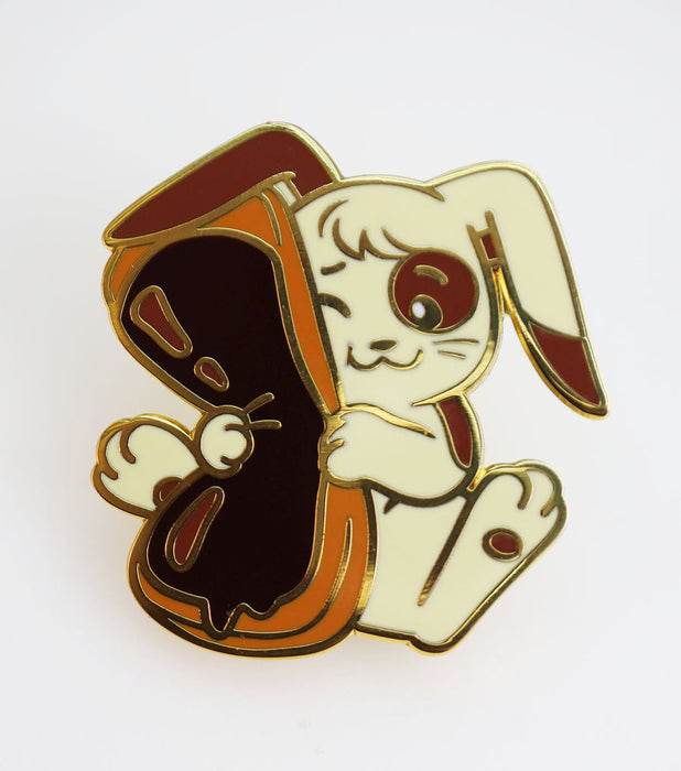 Pastry Pets: Eclair Rabbit - Pin & RPG Dice Set