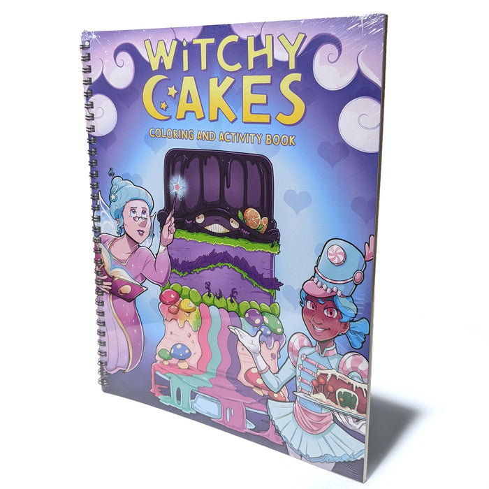 Witchy Cakes Coloring Book