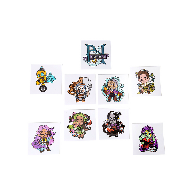 Bells Hells Chibi Vinyl Decals