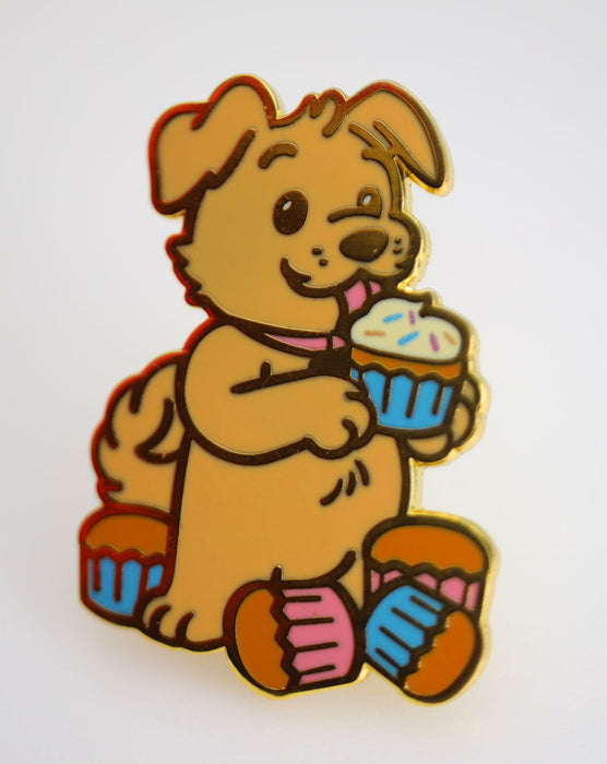 Pastry Pets: Cupcake Dog - Pin & RPG Dice Set
