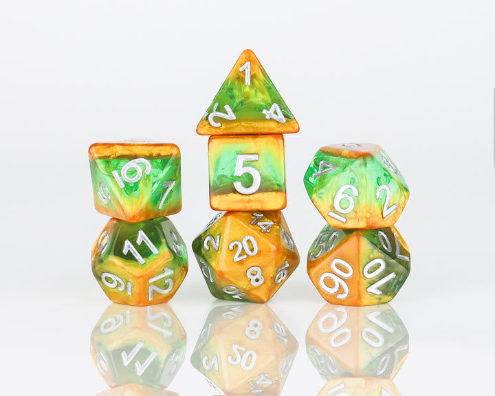 Sirius Dice: RPG Dice Set (7): Rainforest