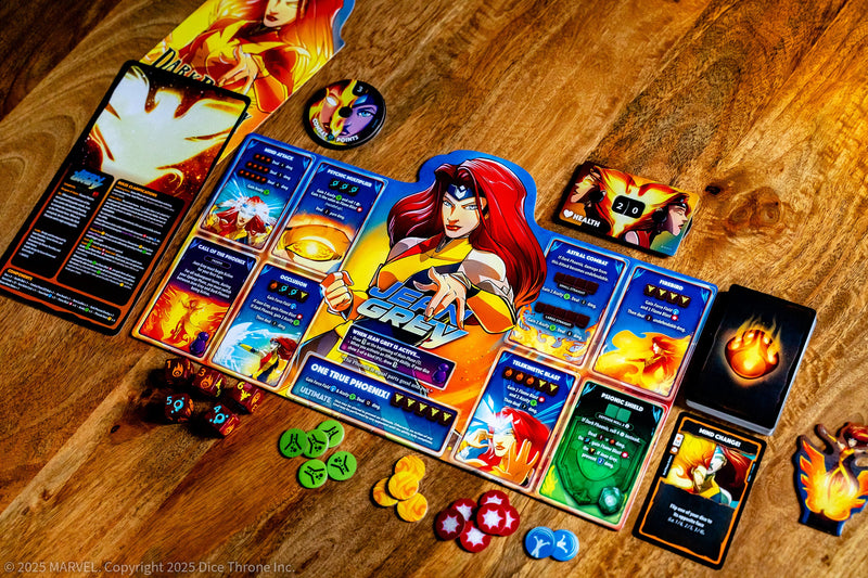 Marvel X-Men Dice Throne Box 2 (Cyclops, Gambit, Rogue, Jean Grey)