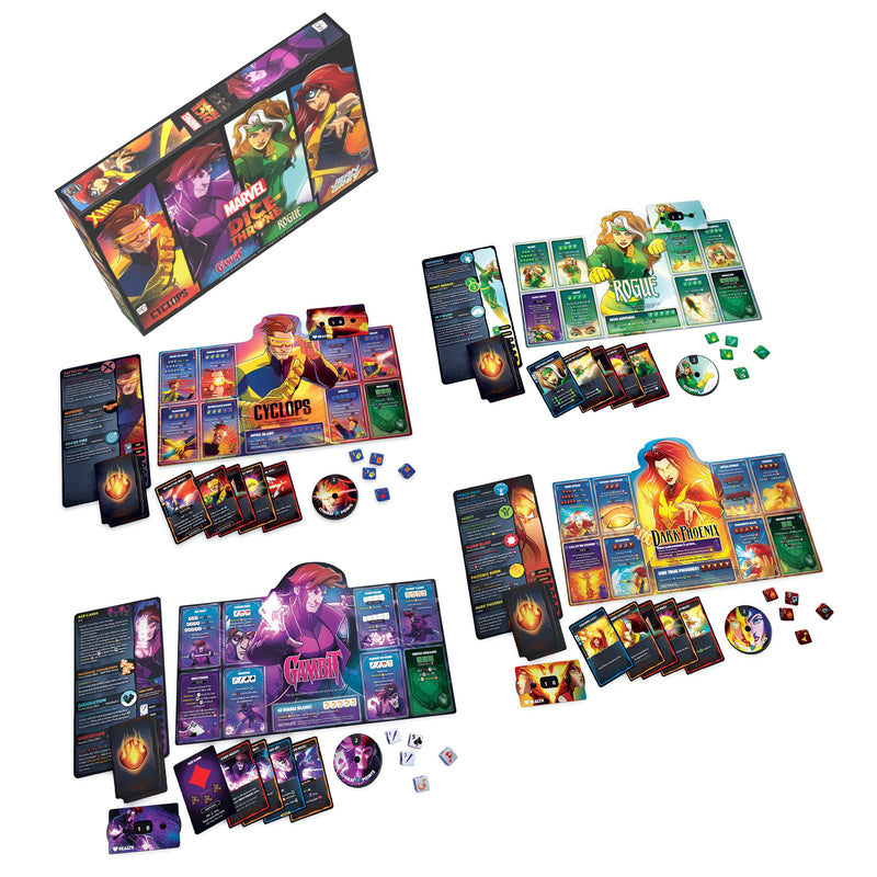 Marvel X-Men Dice Throne Box 2 (Cyclops, Gambit, Rogue, Jean Grey)