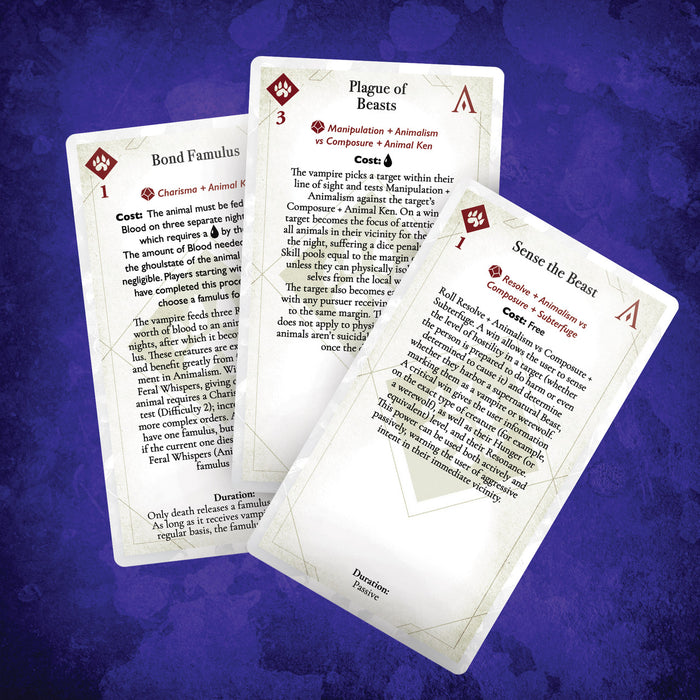 Vampire: The Masquerade 5th Edition Discipline Deck Accessory