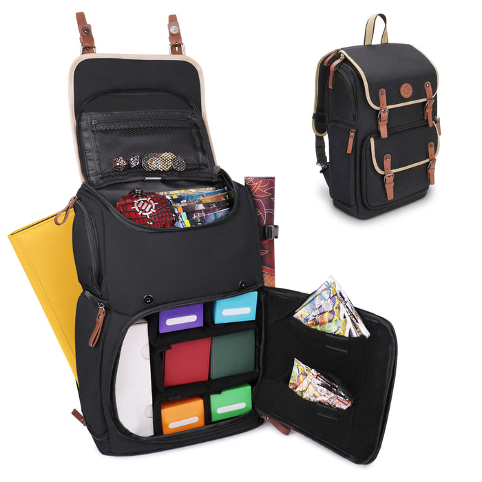 ENHANCE Full-Size Trading Card Storage Box Backpack - Black