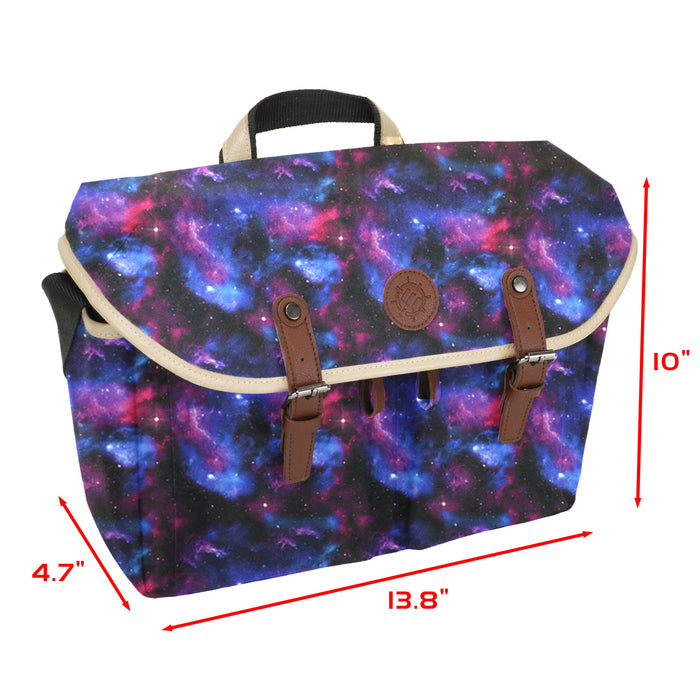 ENHANCE Designer Edition DnD Bag - RPG Player's Messenger Bag (Galaxy)