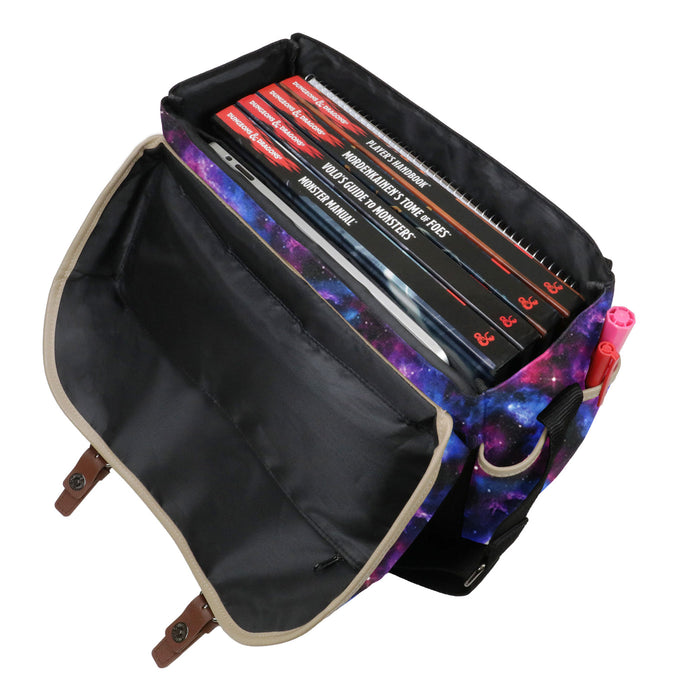 ENHANCE Designer Edition DnD Bag - RPG Player's Messenger Bag (Galaxy)