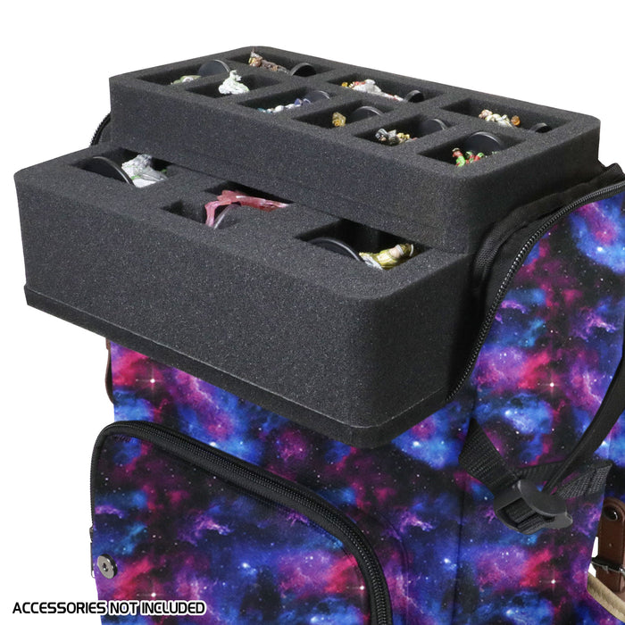 ENHANCE Designer Edition DnD Backpack - RPG Travel Bag (Galaxy)
