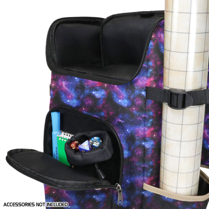 ENHANCE Designer Edition DnD Backpack - RPG Travel Bag (Galaxy)
