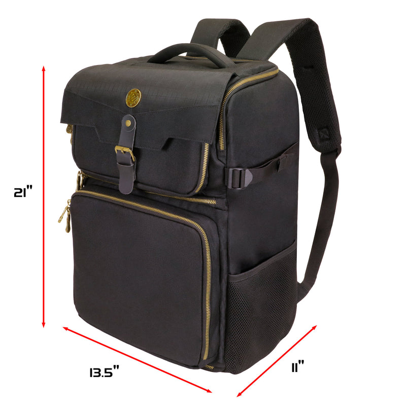 ENHANCE Miniature Vault Backpack - Case for 101+ Minis, 30 Paints, and Brushes