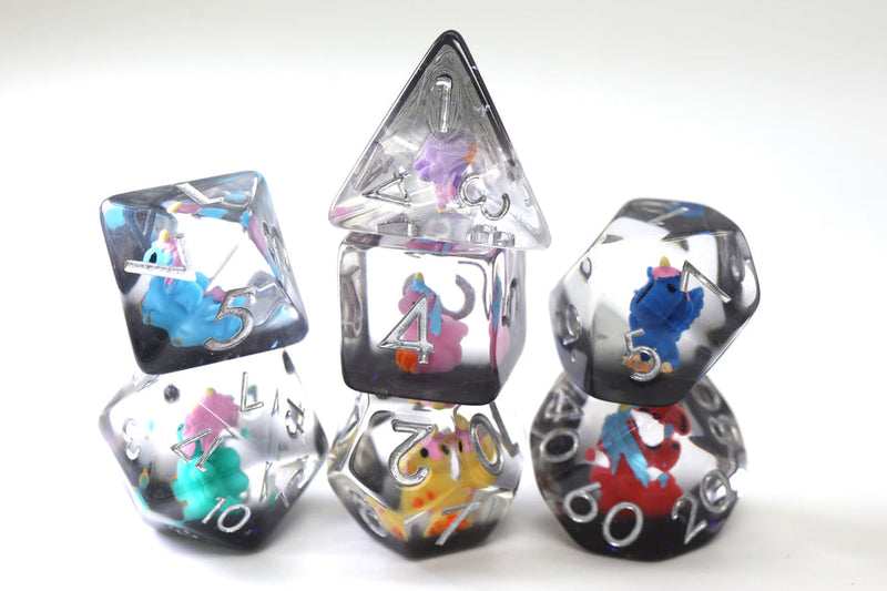 Unicorn Party RPG Dice Set