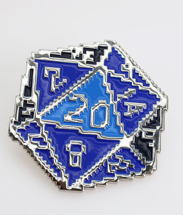 D20 Pin - 8 Bit Blue