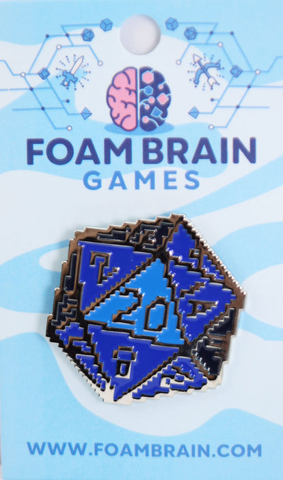 D20 Pin - 8 Bit Blue