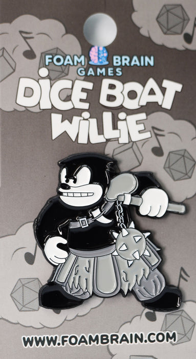 Dice Boat Willie: Barbarian - Enamel Pin