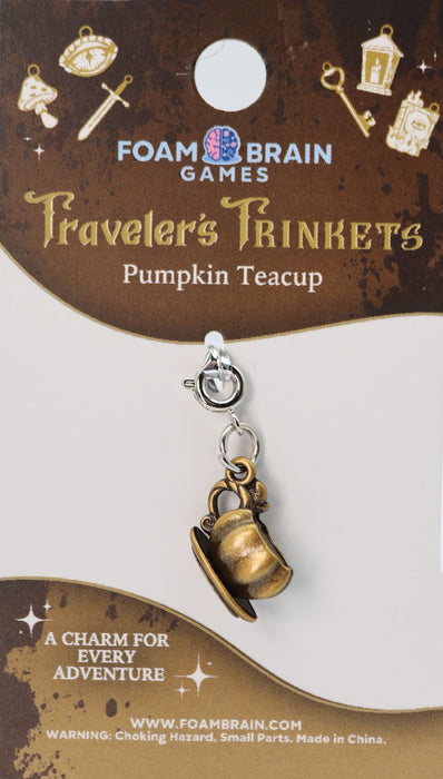 Traveler's Trinkets: Pumpkin Teacup Charm