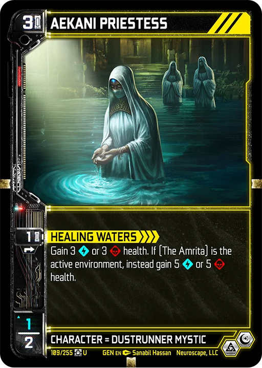 Image for AEKANI PRIESTESS (109) [Genesis - Kickstarter Edition] - NeuroScape TCG