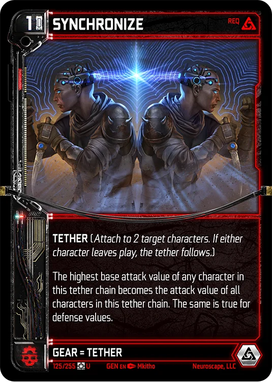 Image for SYNCHRONIZE (125) [Genesis - Kickstarter Edition] - NeuroScape TCG