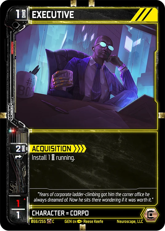 Image for EXECUTIVE (66) [Genesis - Kickstarter Edition] - NeuroScape TCG