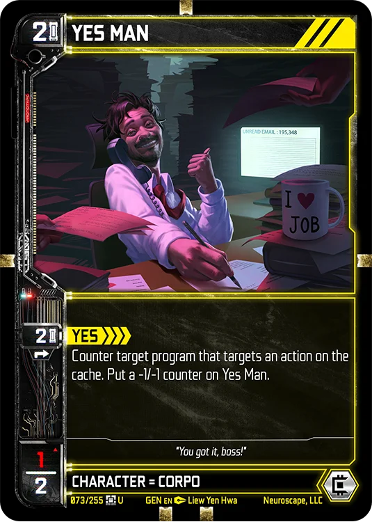 Image for YES MAN (73) [Genesis - Kickstarter Edition] - NeuroScape TCG
