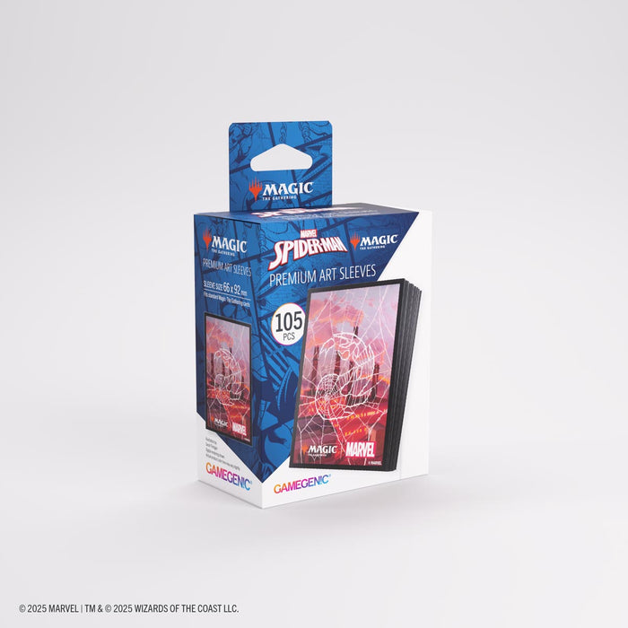 Magic: The Gathering Premium Art Sleeves - Spider-Man (Mountain)