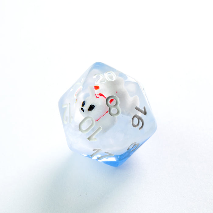 Embraced Series - Polar bear - RPG Dice Set (7pcs)