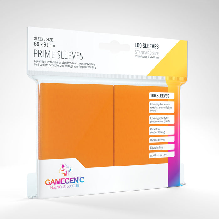 GAMEGENIC: Prime Card Sleeves: Orange