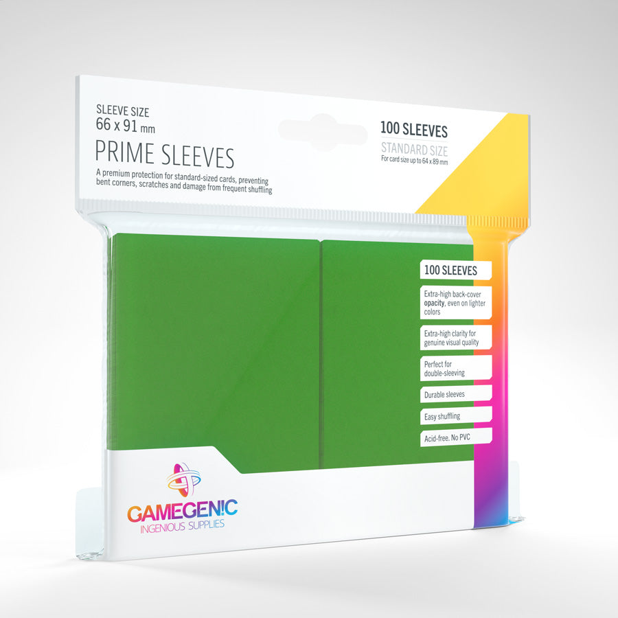 GAMEGENIC: Prime Card Sleeves: Green