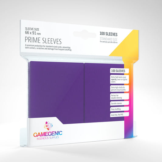GAMEGENIC: Prime Card Sleeves: Purple
