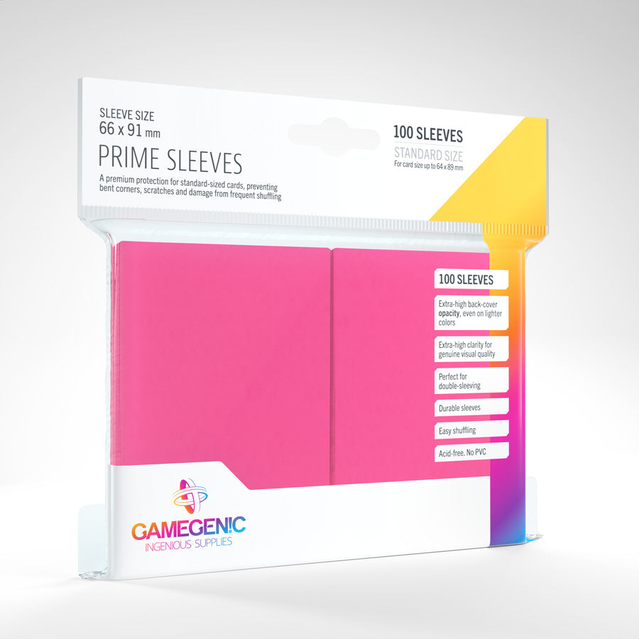 GAMEGENIC: Prime Card Sleeves: Pink