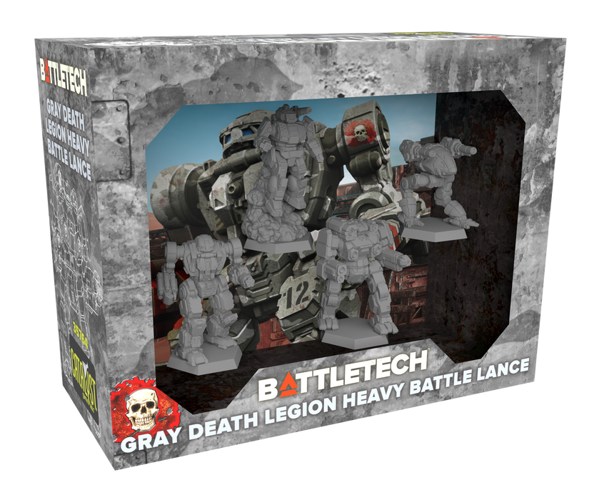 Battletech Gray Death Legion Heavy Battle Lance Forcepack