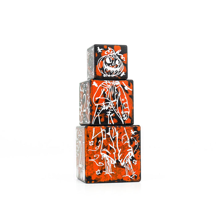 Sirius Dice: Halloween Scarecrow Stackables D6 Dice Set