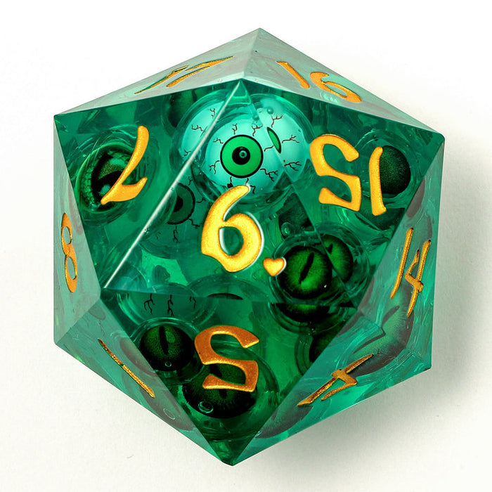 Liquid Core Sharp Edged Resin 55mm D20 - Eye Gunk