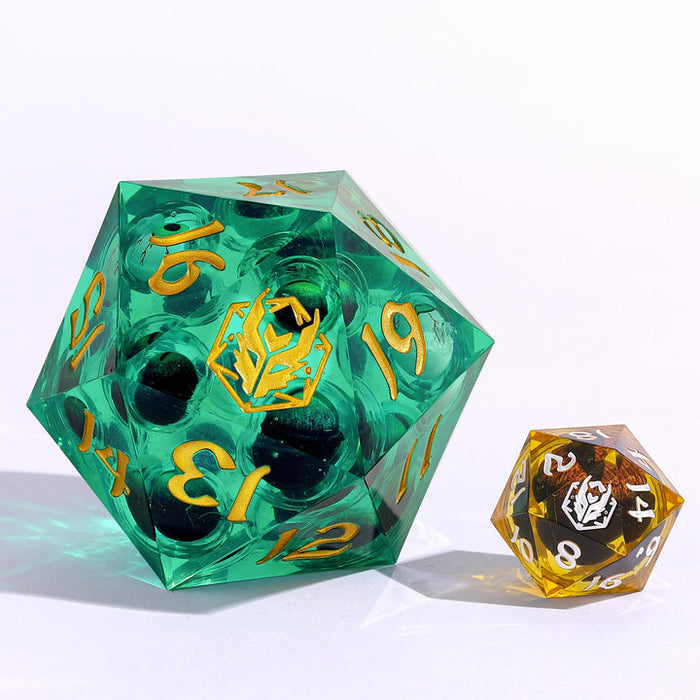 Liquid Core Sharp Edged Resin 55mm D20 - Eye Gunk