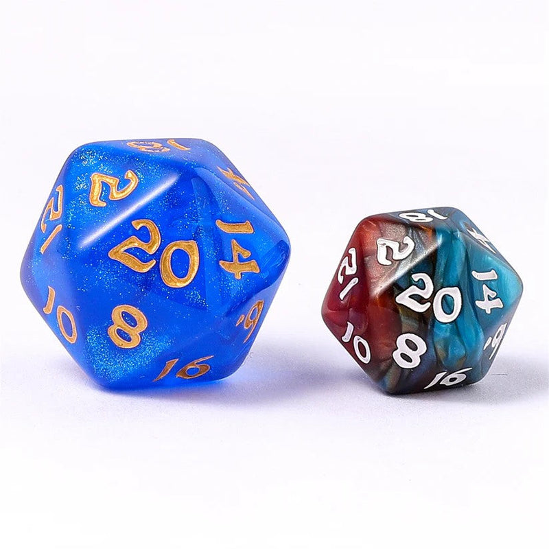 Wyrmforged Mini Polymer RPG Dice Set - Bard's Cloak